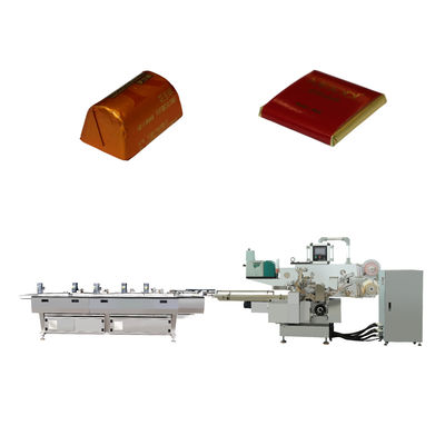 Machine d'emballage de chocolat pliable à précision et multifonctionnelle avec papier