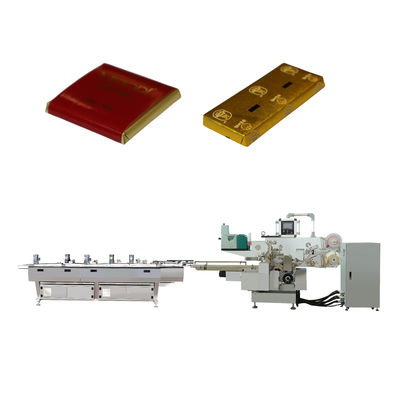 Machine d'emballage de chocolat à double extrémité entièrement automatique pour emballage en papier
