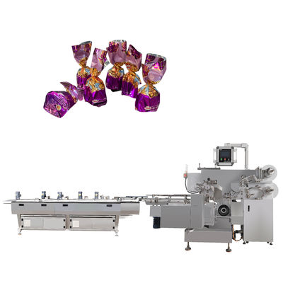 Chocolat argent personnalisé clé machine d'emballage horizontale d'emballage pour emballage de bonbons