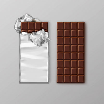 Machine d'emballage de barres de chocolat entièrement automatique avec fonction de colle