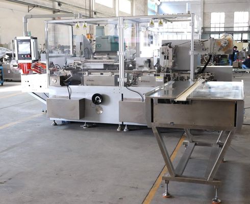 Ligne d'emballage Machine d'emballage pliable à barres/comprimés de chocolat avec étanchéité thermique et colle