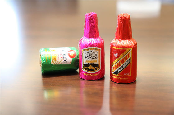 Matériau d'emballage en papier Mini bouteille en cire Chocolat Machine d'emballage multifonction