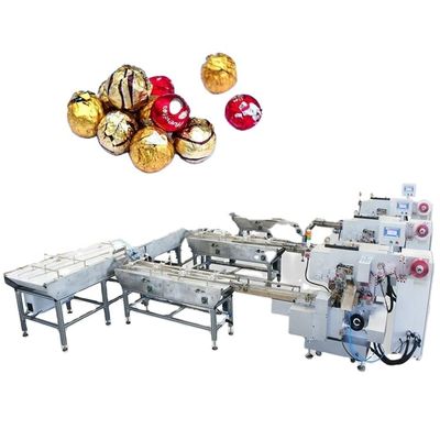 Machine d'emballage de chocolat à haute vitesse entièrement automatique pour le rangement automatique