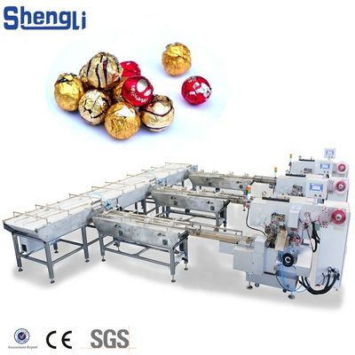 précision Machines d'emballage multifonctionnelles pour les plaquettes de chocolat à billes composé de cacahuètes
