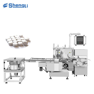 Machine automatique d'emballage de feuilles de comprimés éfervescents de 5 kW avec système d'alimentation par vibrateur