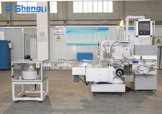 Machine automatique d'emballage de feuilles de comprimés éfervescents de 5 kW avec système d'alimentation par vibrateur