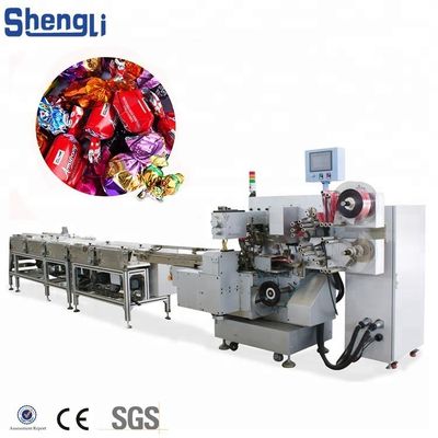 Machine à emballer du chocolat à la double torsion électrique pour la ligne d'emballage de bonbons