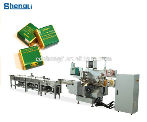 Machine d'emballage et d'emballage pliable multifonctionnelle pour les aliments / bonbons / barres de chocolat