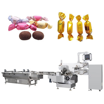 Machine d'emballage à haute vitesse automatique pour chocolat et bonbons à tour unique