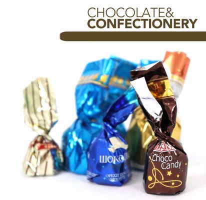 Composants chimiques de base Machine automatique de conditionnement de chocolat à torsion supérieure