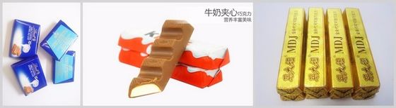 Machine d'emballage d'enveloppes à barres de chocolat pour emballages polyvalents