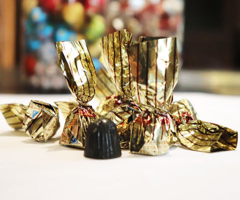 Chocolat argent personnalisé clé machine d'emballage horizontale d'emballage pour emballage de bonbons