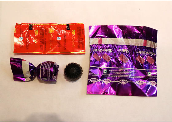 Chocolat argent personnalisé clé machine d'emballage horizontale d'emballage pour emballage de bonbons
