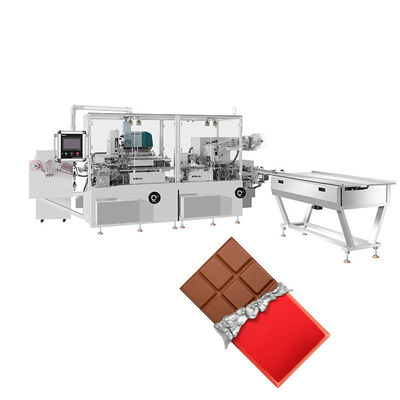 Machine d'emballage de comprimés de chocolat avec enveloppe à double couche étanchéité thermique et colle